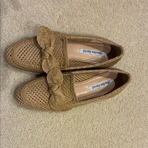 Charles David Brown Woven Flats